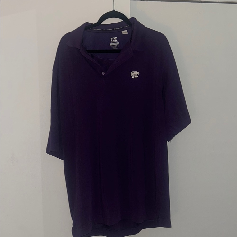 Cutter & Buck Black Polo Shirt Classic Style